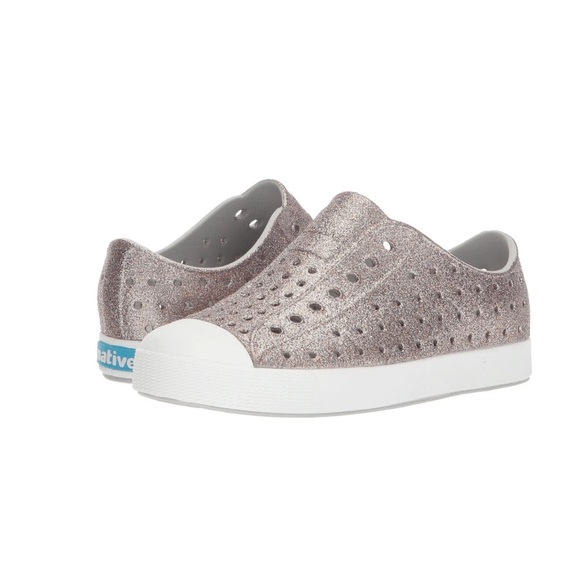 Native Other - NATIVE Jefferson Bling Slip On l Glittery Silver Water EVA shoes J3